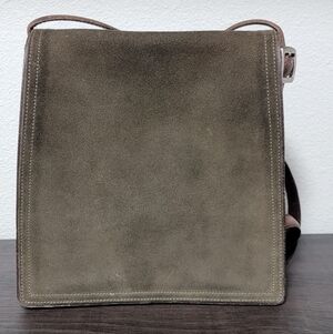 Coach Monterey Zip Suede Vintage Crossbody